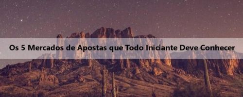 Os 5 Mercados de Apostas que Todo Iniciante Deve Conhecer