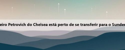 Mídia britânica: o goleiro Petrovich do Chelsea está perto de se transferir para o Sunderland por £ 25 milhões