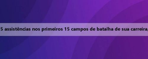 Page teve média de 15 pontos e 5 assistências nos primeiros 15 campos de batalha de sua carreira, o segundo na história da WNBA