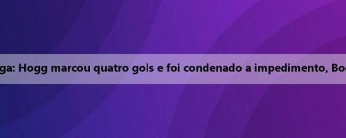 Super metade da Noruega: Hogg marcou quatro gols e foi condenado a impedimento, Bode brilhou 0-0 Sandfiger