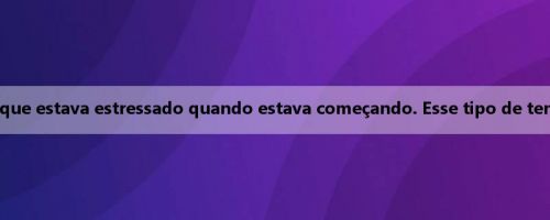 Tsunashima Yuto: Eu sabia que estava estressado quando estava começando. Esse tipo de tensão nunca tinha sido antes